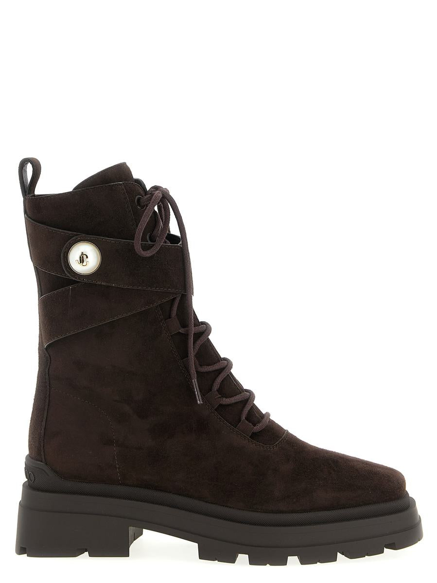 Jimmy Choo „Noemi“ Kampfstiefel
