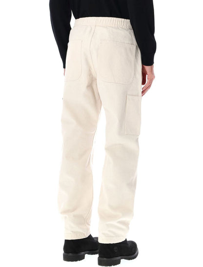 Stone Island – Lockere Chinohose aus Gabardine