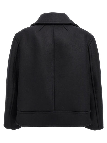 Saint Laurent – Übergroßer Caban-Mantel