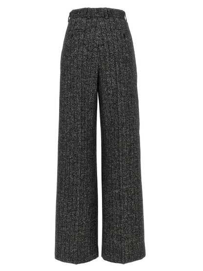 Dolce &amp; Gabbana gestreifte Wollhose