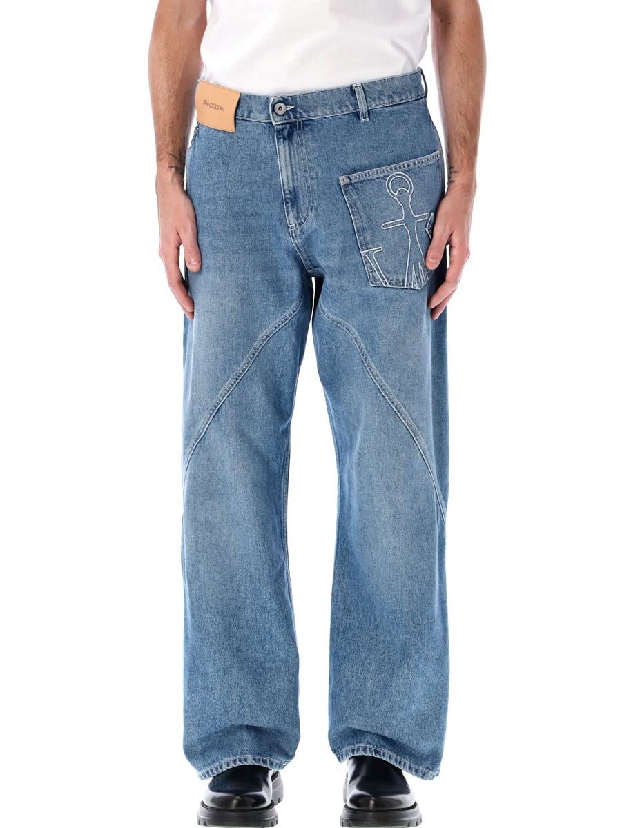 JW Anderson – Workwear-Jeanshose aus verdrehter Baumwolle
