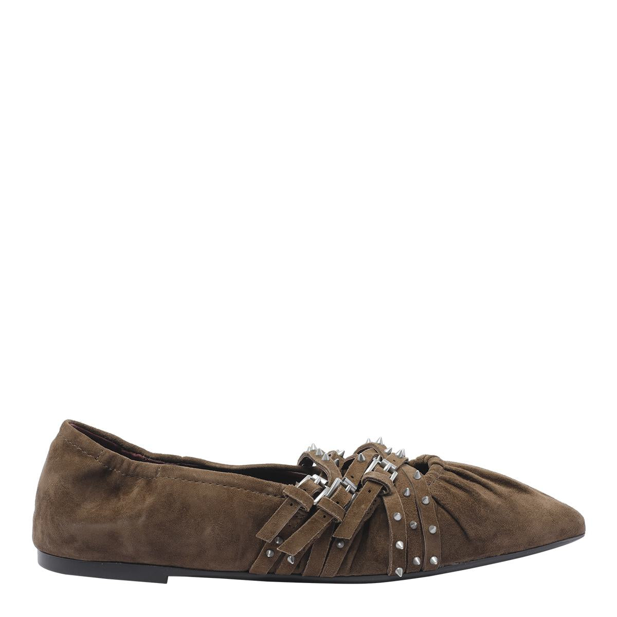 Flache Schuhe aus Ash