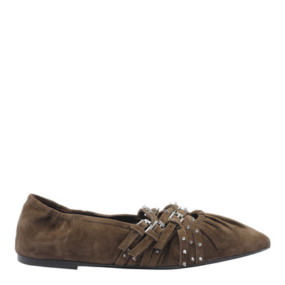 Flache Schuhe aus Ash
