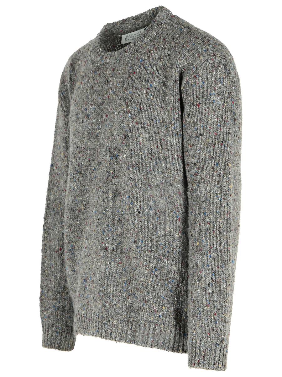 Grauer Pullover aus Schurwolle von Maison Margiela