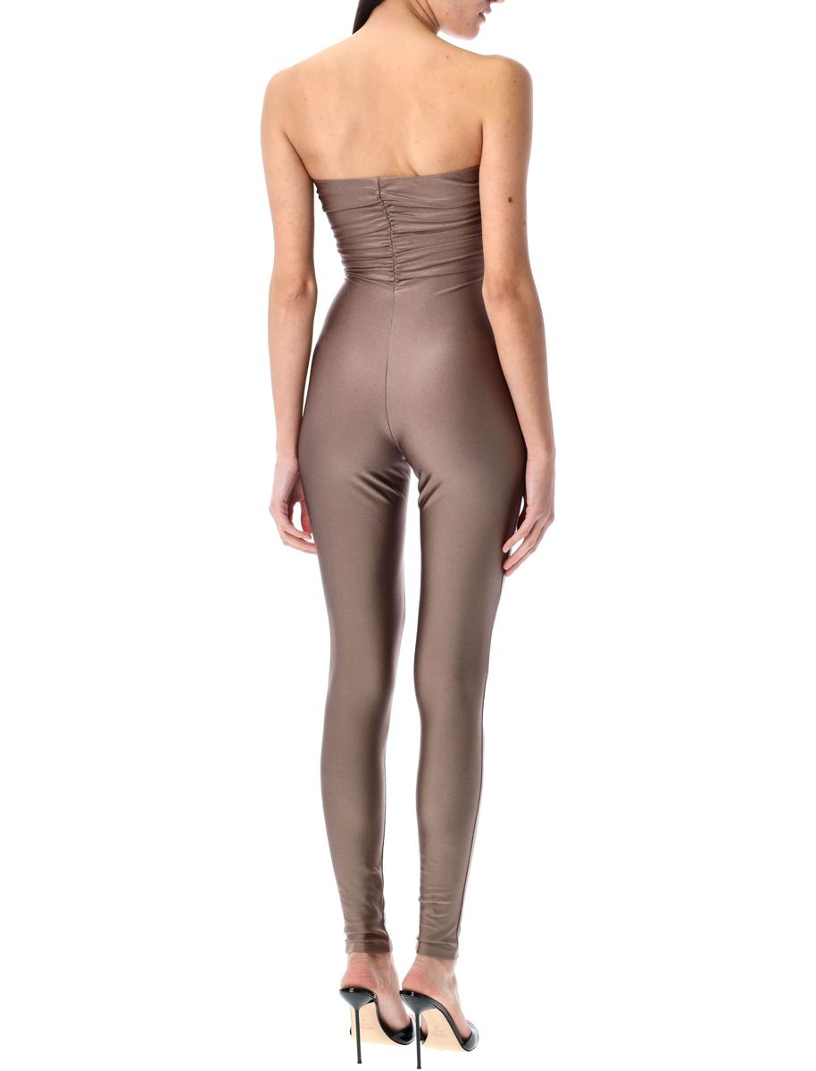 Der trägerlose Jumpsuit „Vicky“ von Andamane
