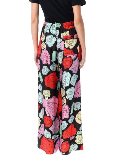 Palazzo-Hose mit Orion-Print von Marni