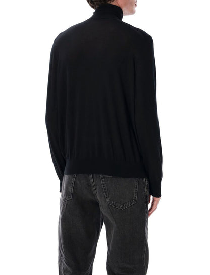 Saint Laurent Rollkragenpullover aus feiner Wolle