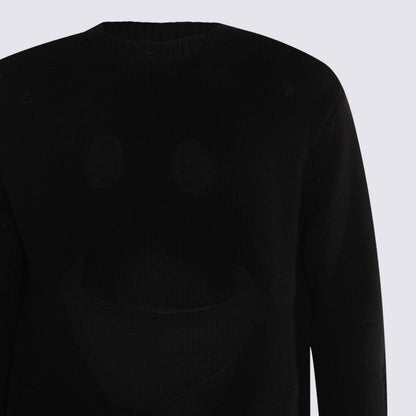 Moschino Schwarzer Wollstrick