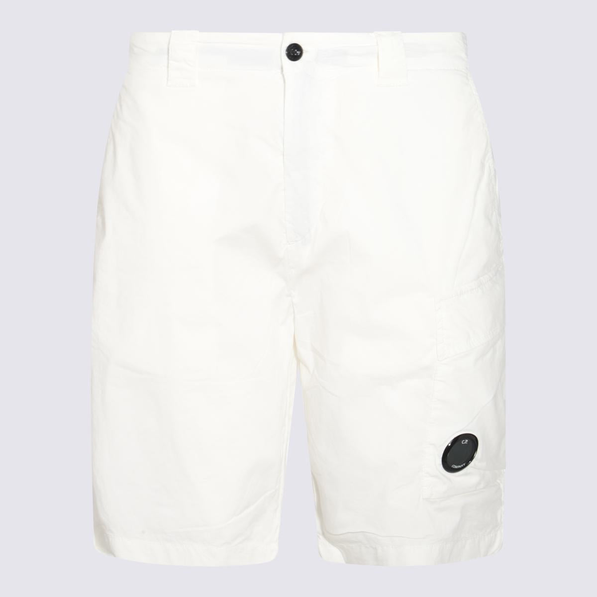 Weiße Baumwollshorts von CP Company