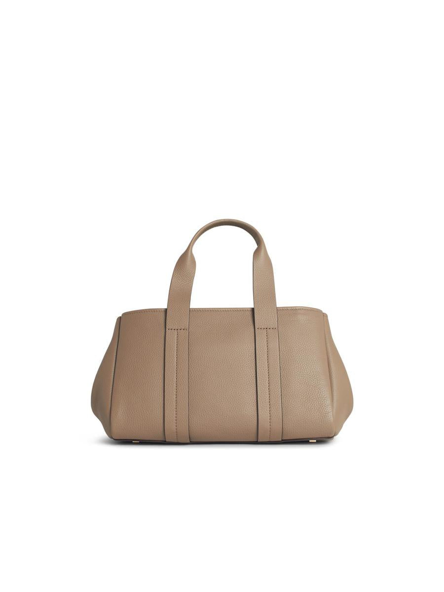 Michael Kors „Romee“ taubengraue Ledertasche