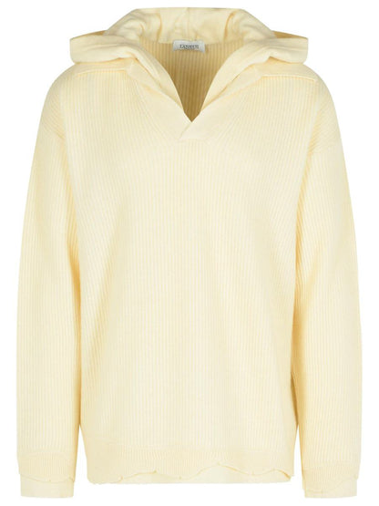 Laneus – Elfenbeinfarbener Pullover aus Wollmischung