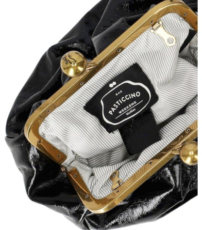 Weekend Max Mara Pasticcino Navetta Kleine schwarze Clutch