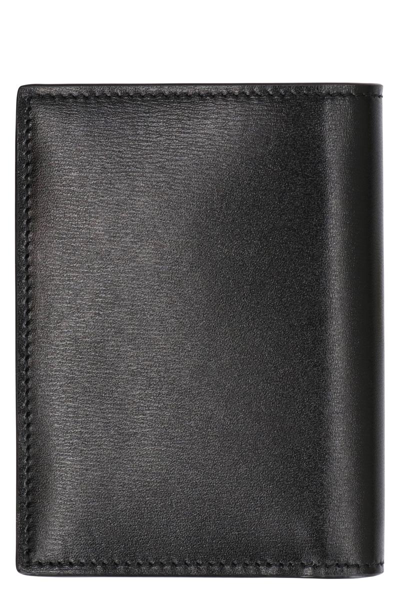 Saint Laurent Tiny Cassandre Kartenetui aus Leder