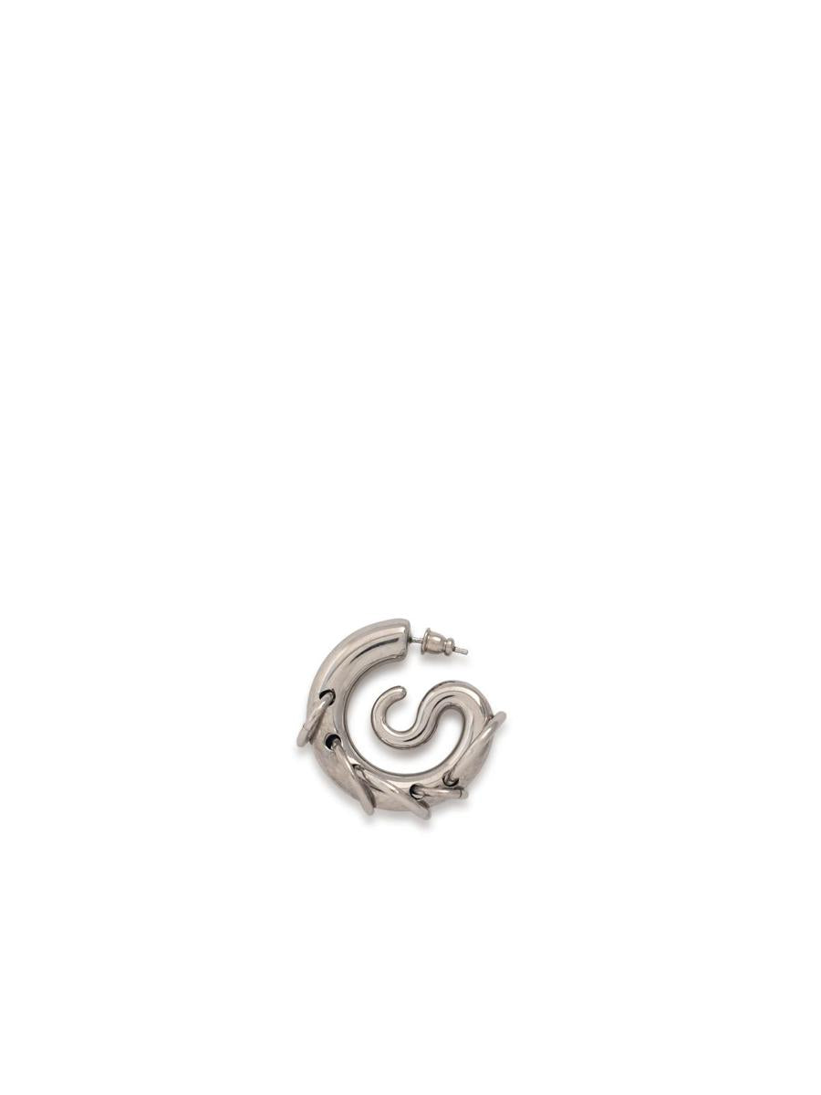 Panconesi Pierced Hoops' Silberne Messingohrringe