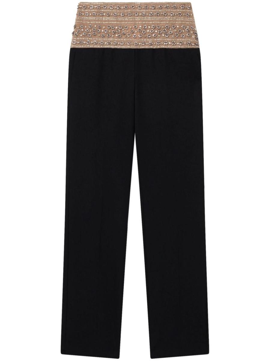Stella McCartney – Wollhose mit Kristallverzierung