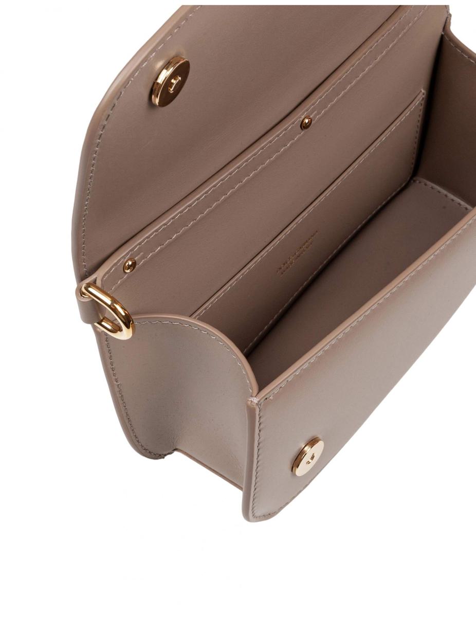 Dolce &amp; Gabbana 3,5" Umhängetasche aus Kalbsleder