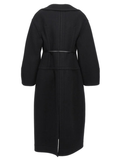 Jil Sander Langer Wollmantel
