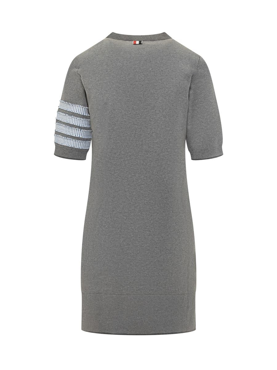 Thom Browne – Baumwollkleid mit 4Bar-Logo