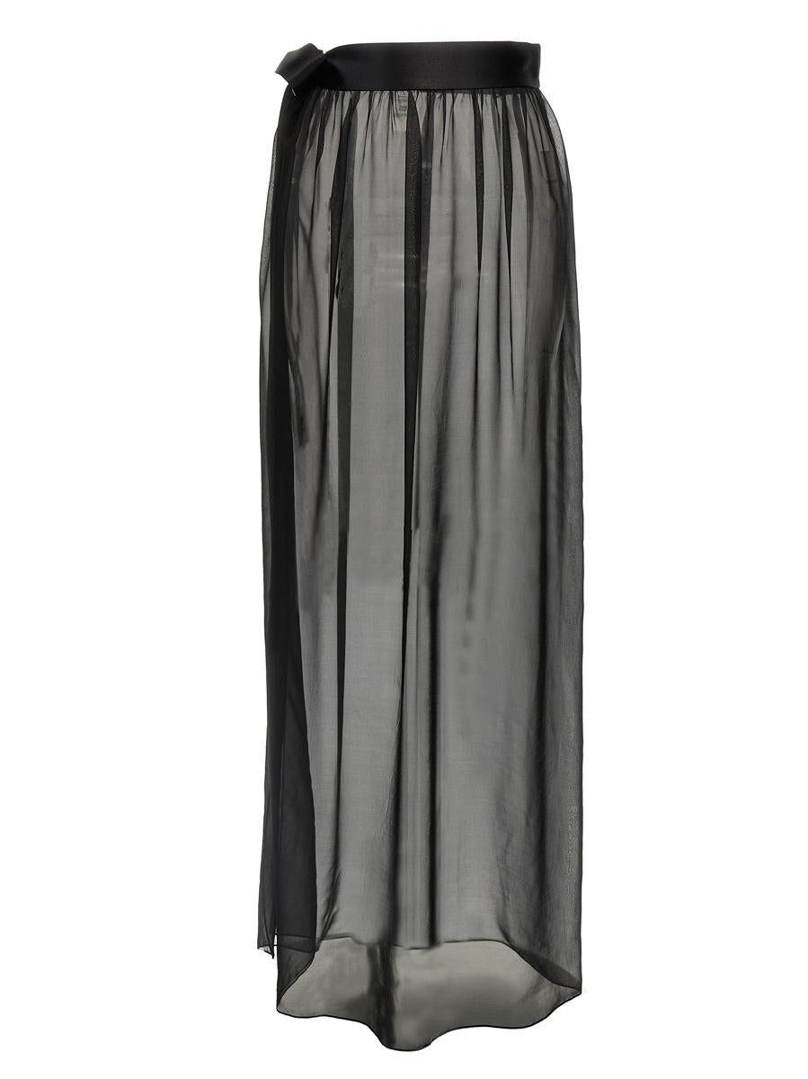 Dolce &amp; Gabbana Langer Chiffonrock
