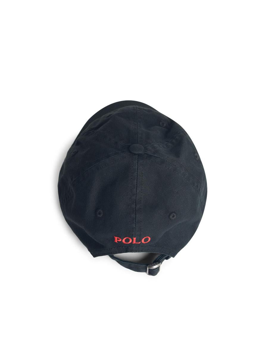 Polo Ralph Lauren – Schwarze Baumwollkappe