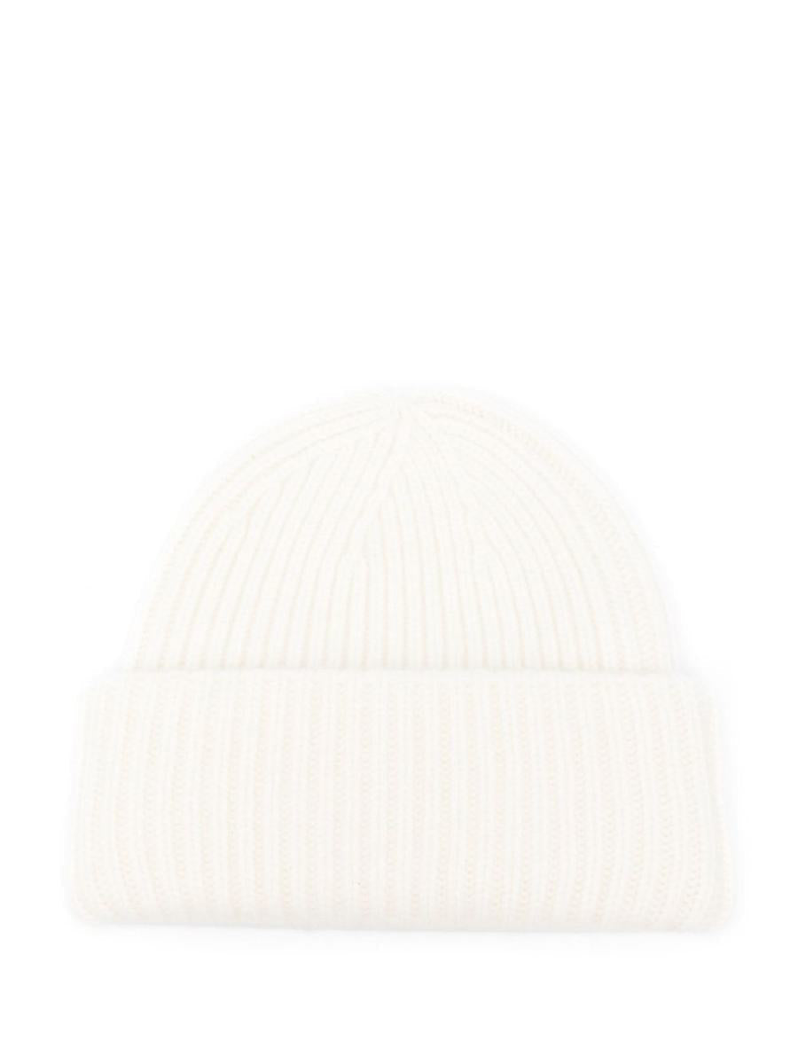 Weiche gerippte Beanie aus Ziegenkaschmir