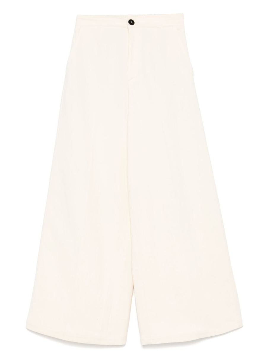 Forte_Forte Baumwollhose mit hoher Taille