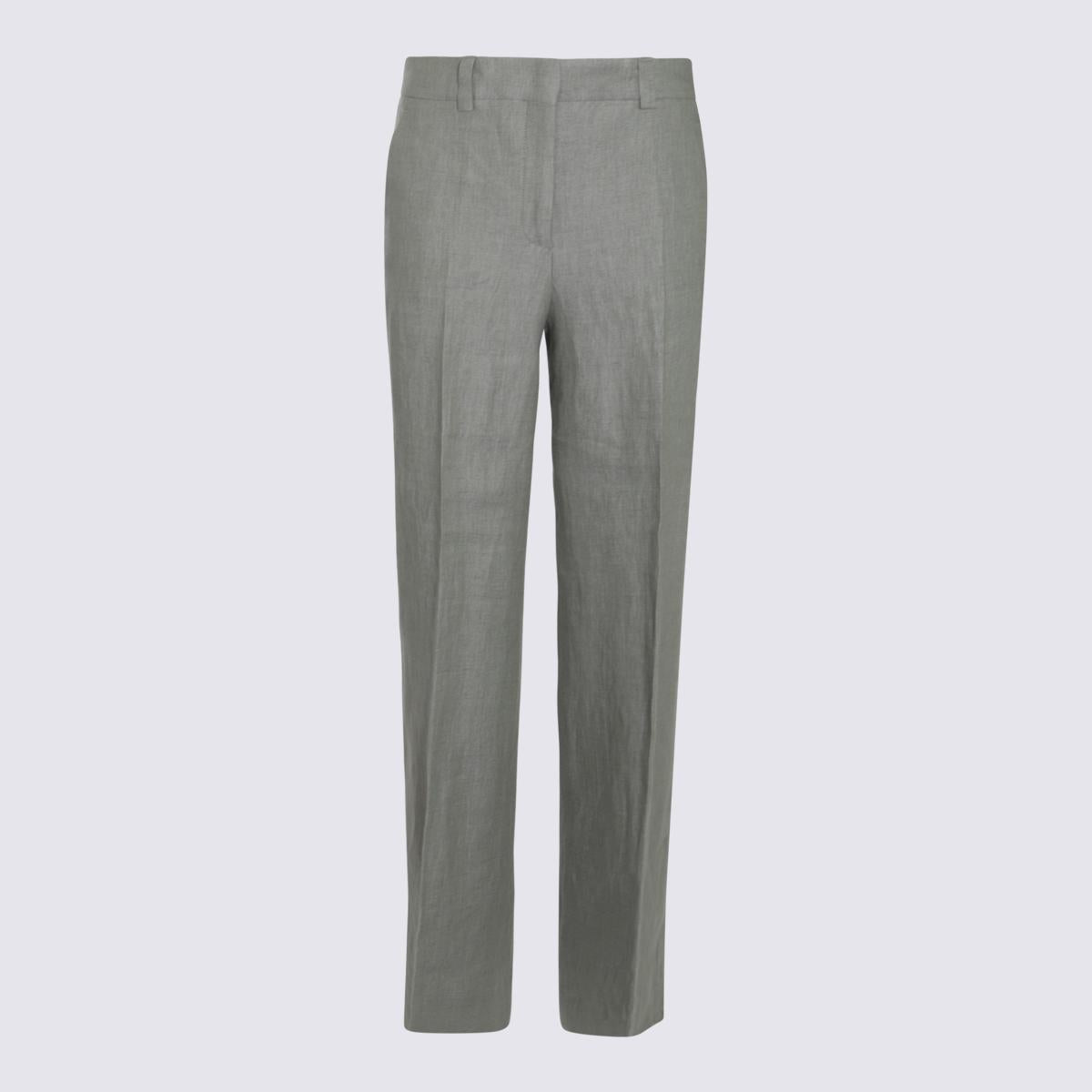 Incotex Graue Leinenhose
