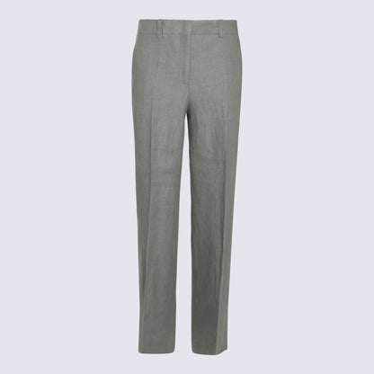 Incotex Graue Leinenhose