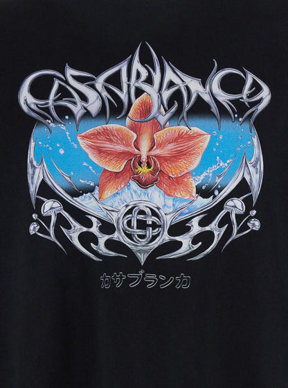 Oversize-T-Shirt mit Blades-Print