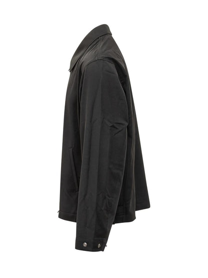 Y-3 Adidas Leichte schwarze Jacke mit Reißverschluss Y-3