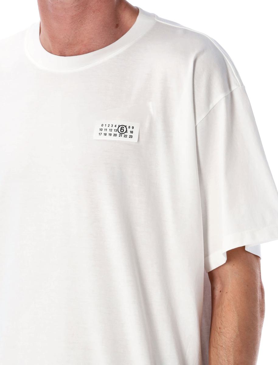 MM6 Maison Margiela Trompe L'Oeil bedrucktes Baumwoll-T-Shirt