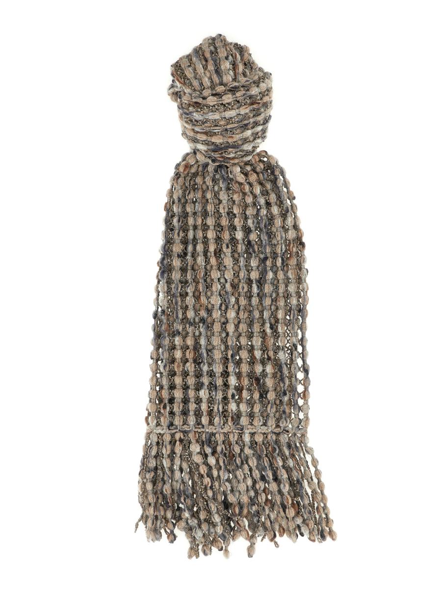 Brunello Cucinelli Schal „Ballonnetz-Stickerei“.
