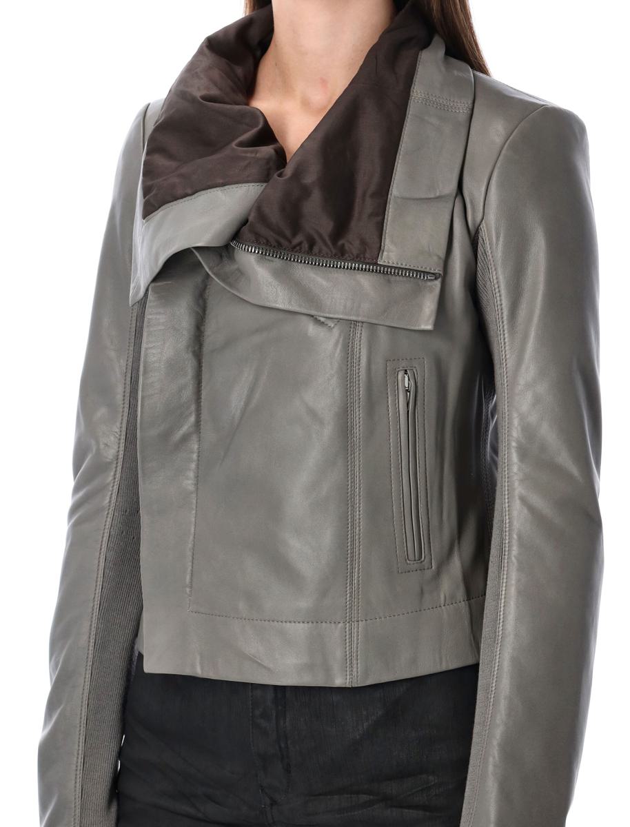 Rick Owens Lammlederjacke