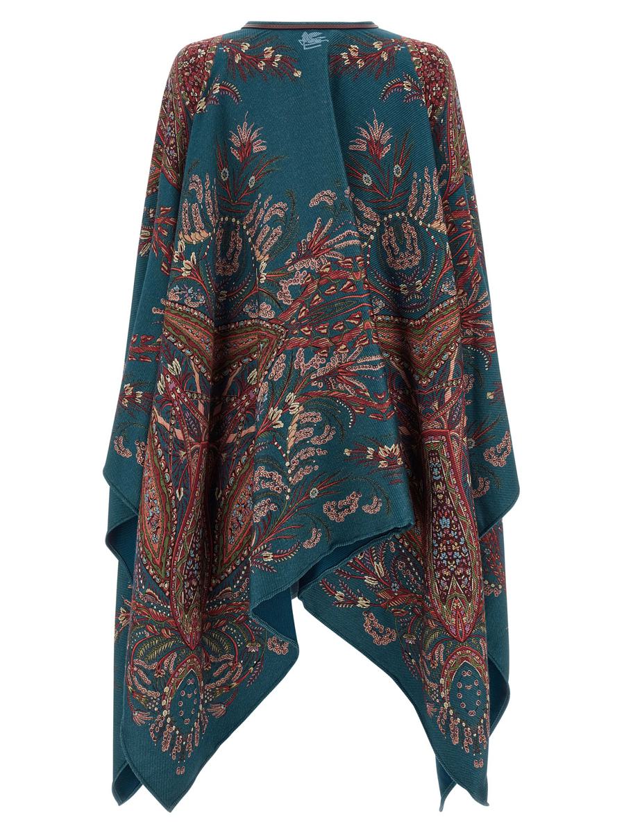 Etro Cape mit Blumen-Paisley-Muster