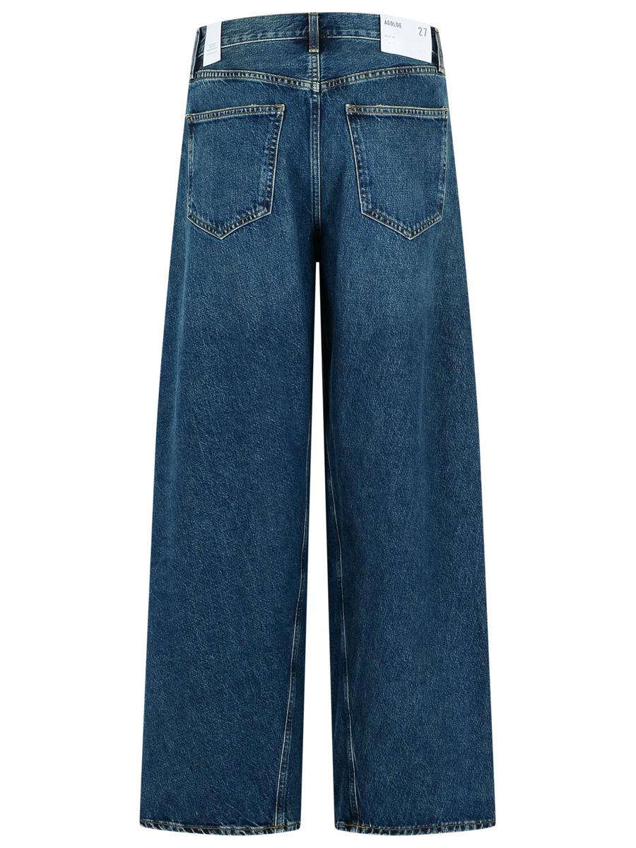 Agolde „Twist“ Blaue Baumwolljeans