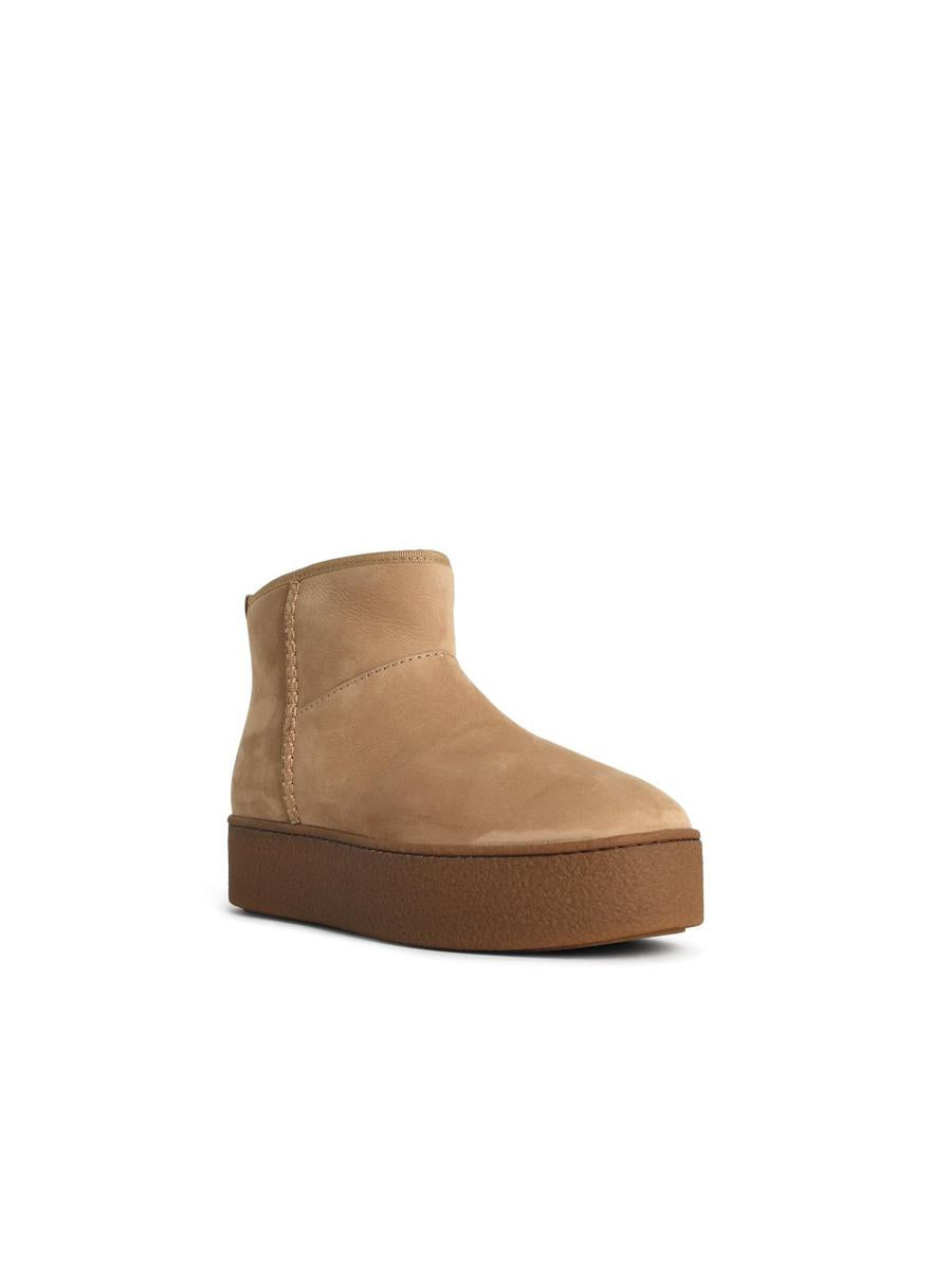 Hogan – Beige Wildleder-Stiefeletten