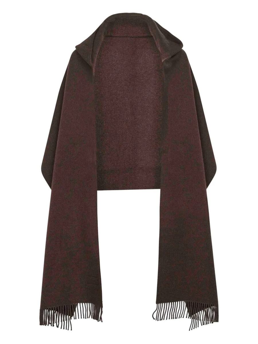 Brunello Cucinelli Wollschal mit Kapuze Accessoires