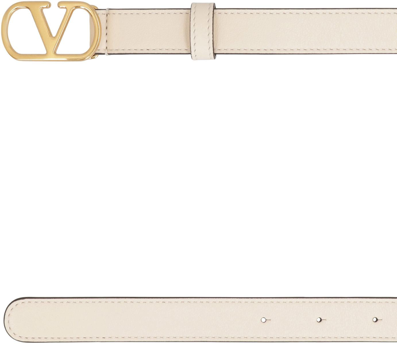 Valentino Garavani Vlogo Signature Ledergürtel