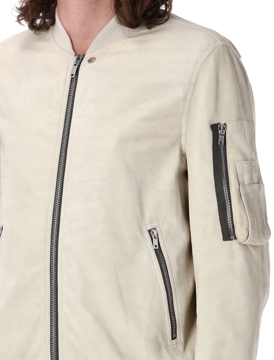 Rick Owens – Klassische Flight-Lammlederjacke