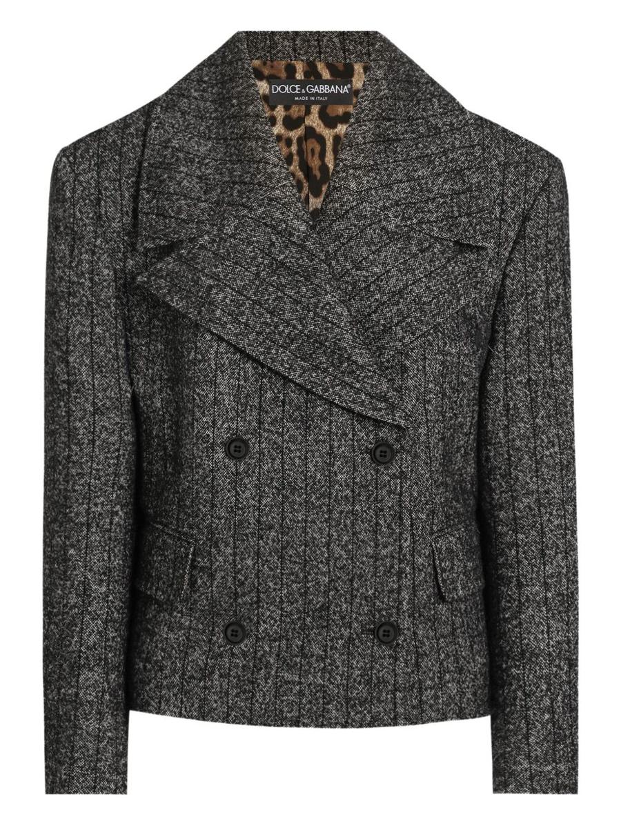 Dolce &amp; Gabbana Zweireihige Nadelstreifenjacke