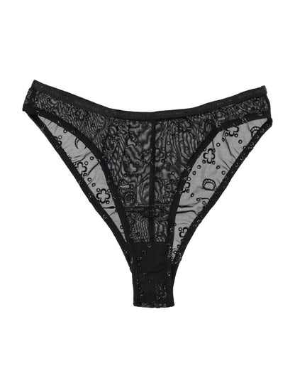 Marine Serre Mesh Flock Slip Glitter