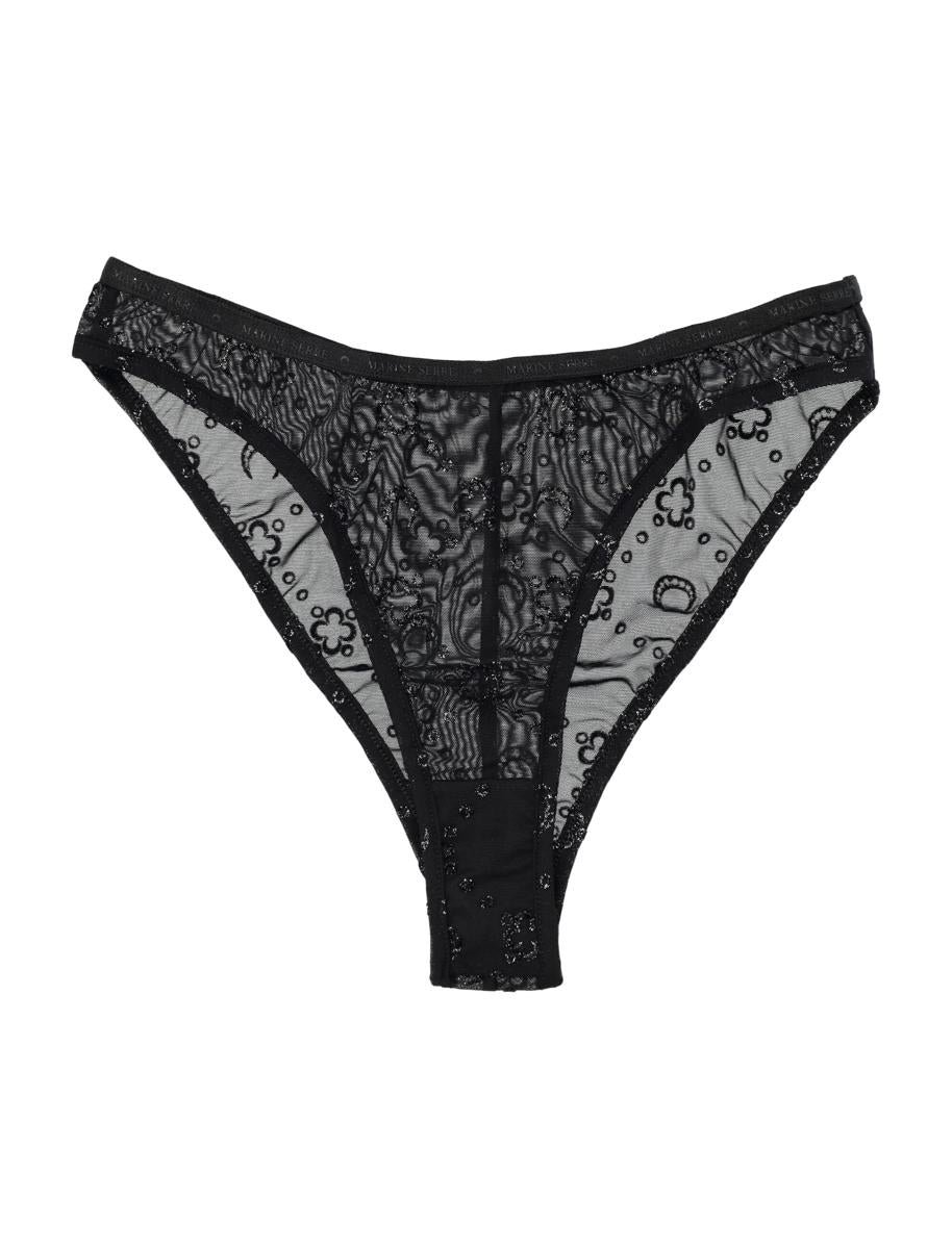 Marine Serre Mesh Flock Slip Glitter
