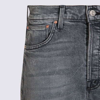 Graue Baumwolljeans von Mother