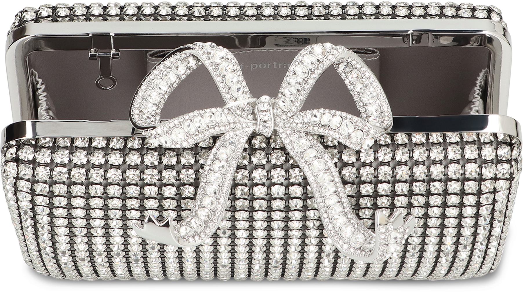 Clutch mit Strasssteinen von Self-Portrait