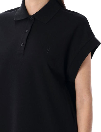 Saint Laurent Cassandre Piqué-Poloshirt