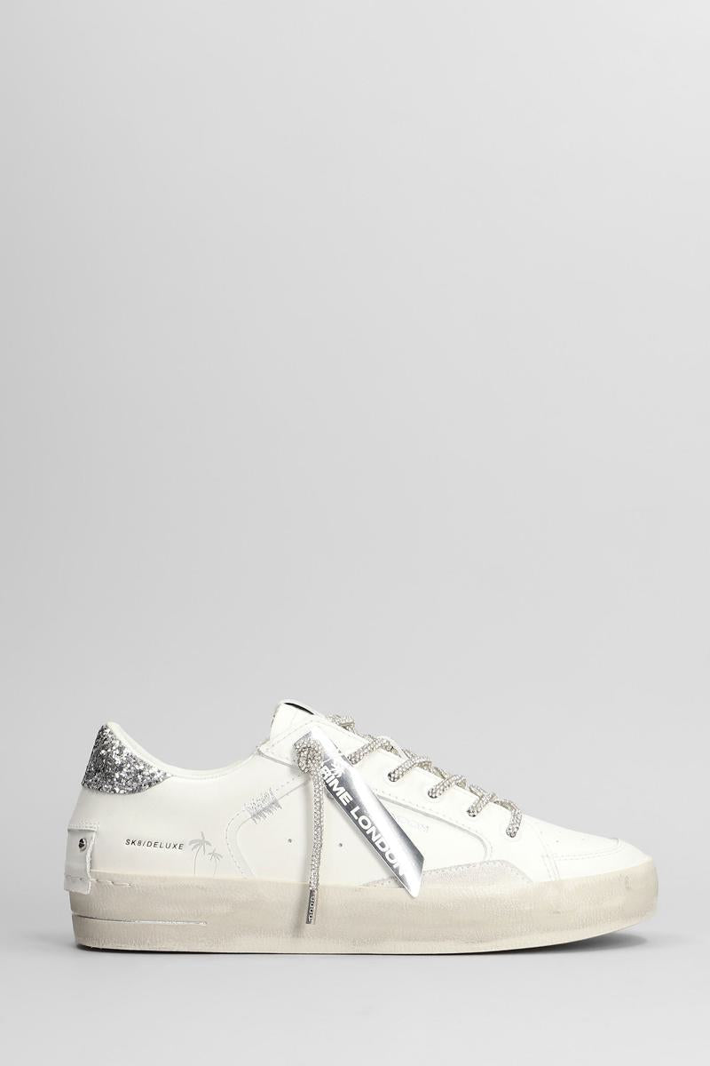 Crime London – Sk8 Deluxe – Sneaker mit Absatz