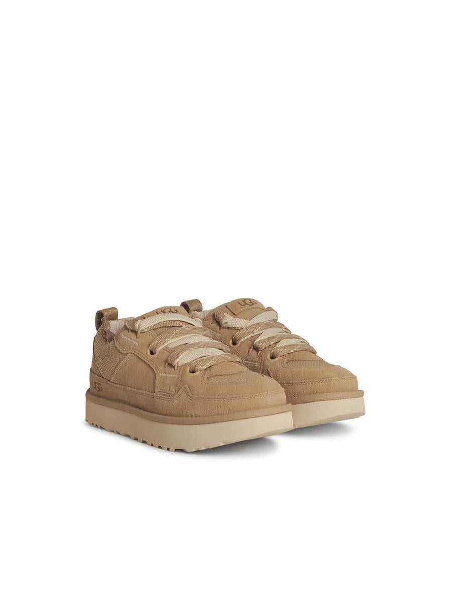 UGG – Lowmel – Beige Wildleder-Sneaker