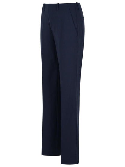 Closed „Sasia“ – Marineblaue Hose aus Polyester-Mischgewebe