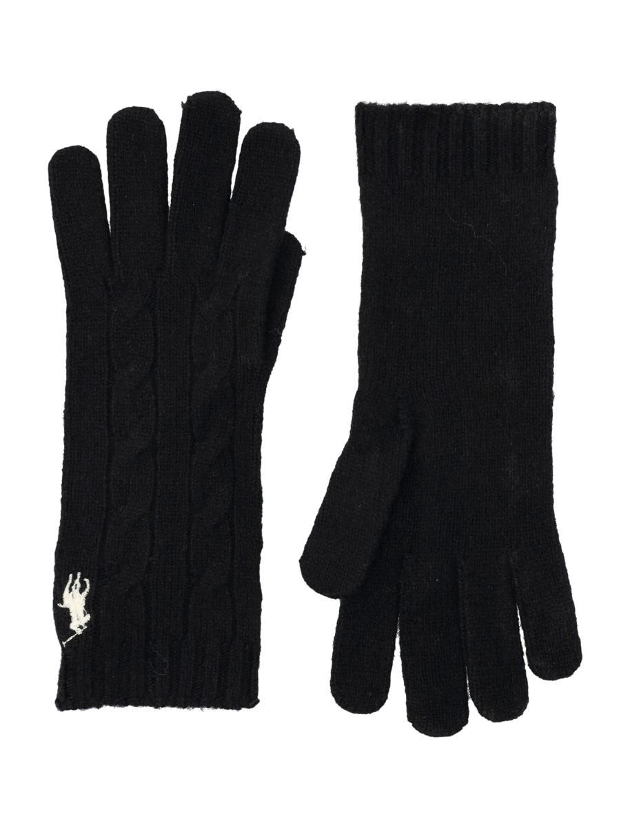 Polo Ralph Lauren – Zopfmuster-Handschuhe aus Wolle und Kaschmir