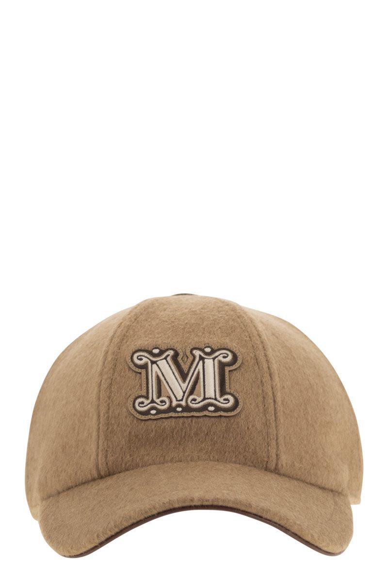 Max Mara Fedora – Kamelfarbene Baseballkappe